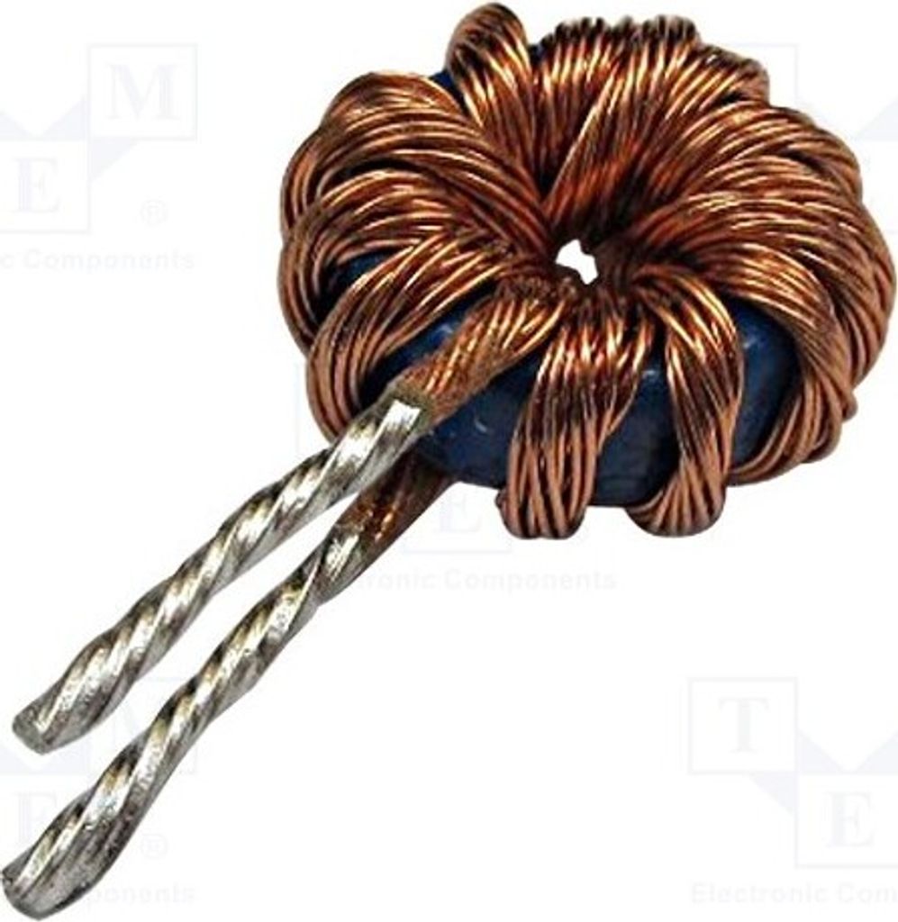 1x Drossel: Draht 15A 10uH 4,3mΩ DTMSS-16/0.01/15-V Ringdrosseln THT