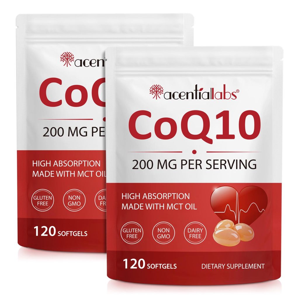 Coenzima Q10 CoQ10 con olio MCT, 200 mg per capsula, Immagine del prodotto 