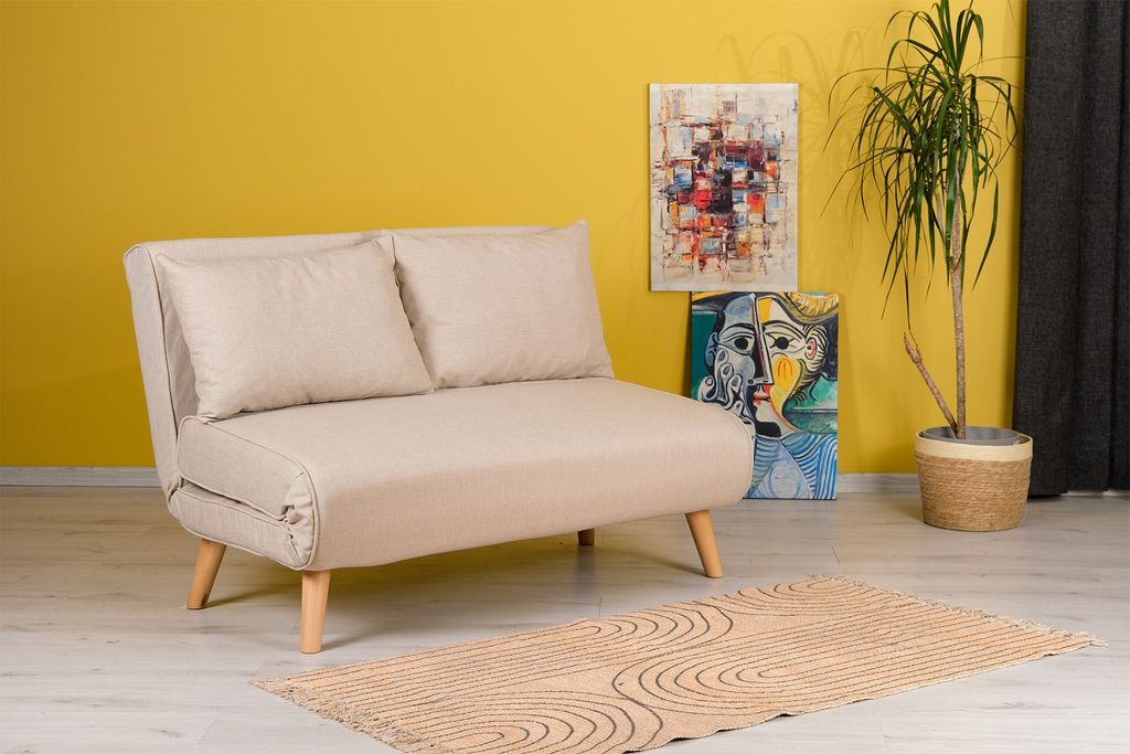 Hanah Home Schlafsofas Halbmond-FTN2717