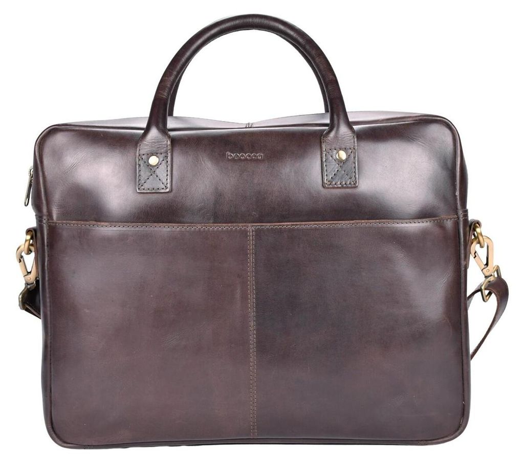 Beocca Mason Leder-Laptoptasche 15", aus pflanzlich Produktbild 