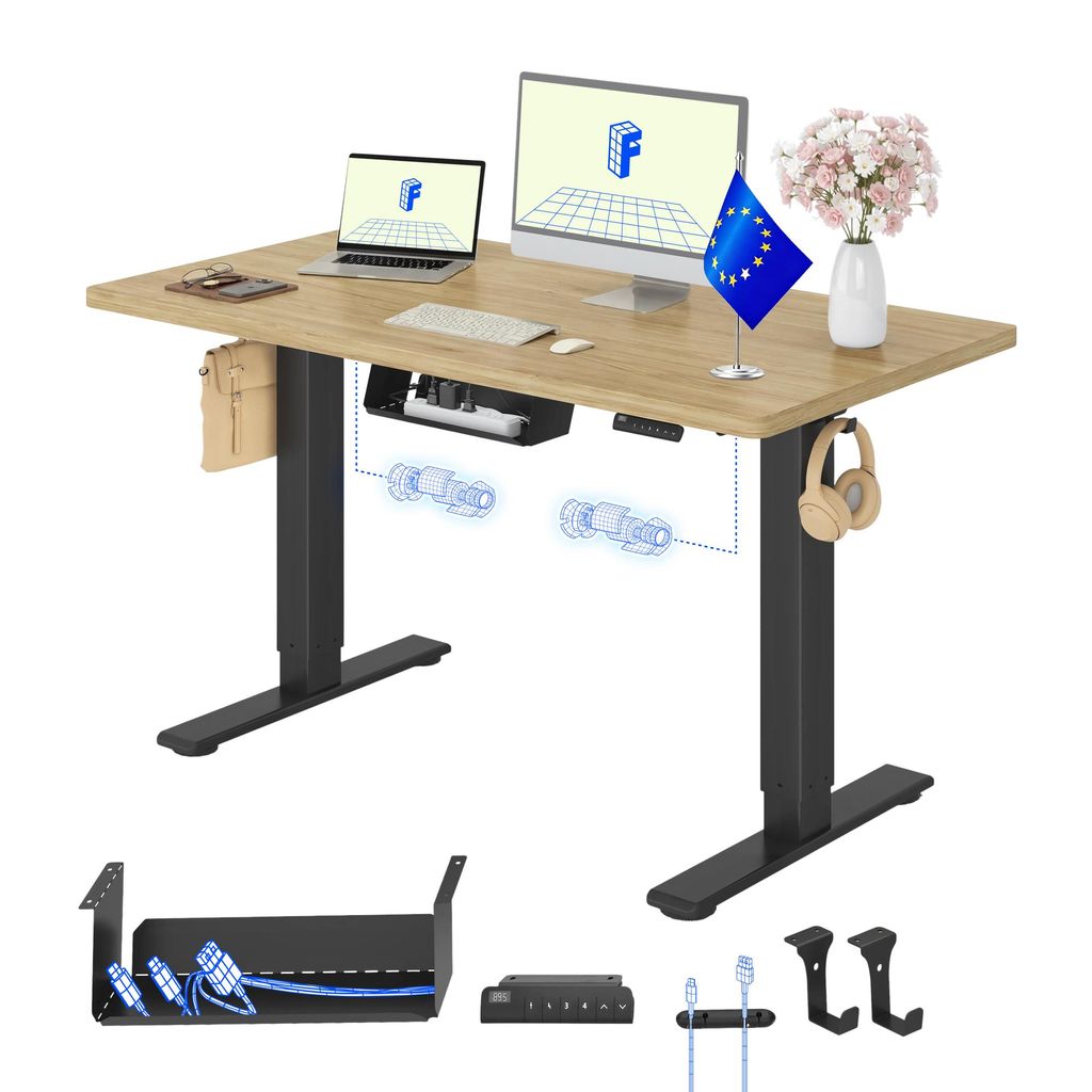 FLEXISPOT E1 Pro Elektrisch Höhenverstellbarer Schreibtisch Produktbild 