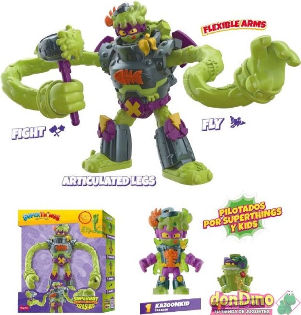 SUPERTHING S Playset SuperBot Power ArmsTrasher Zdjęcie produktu 