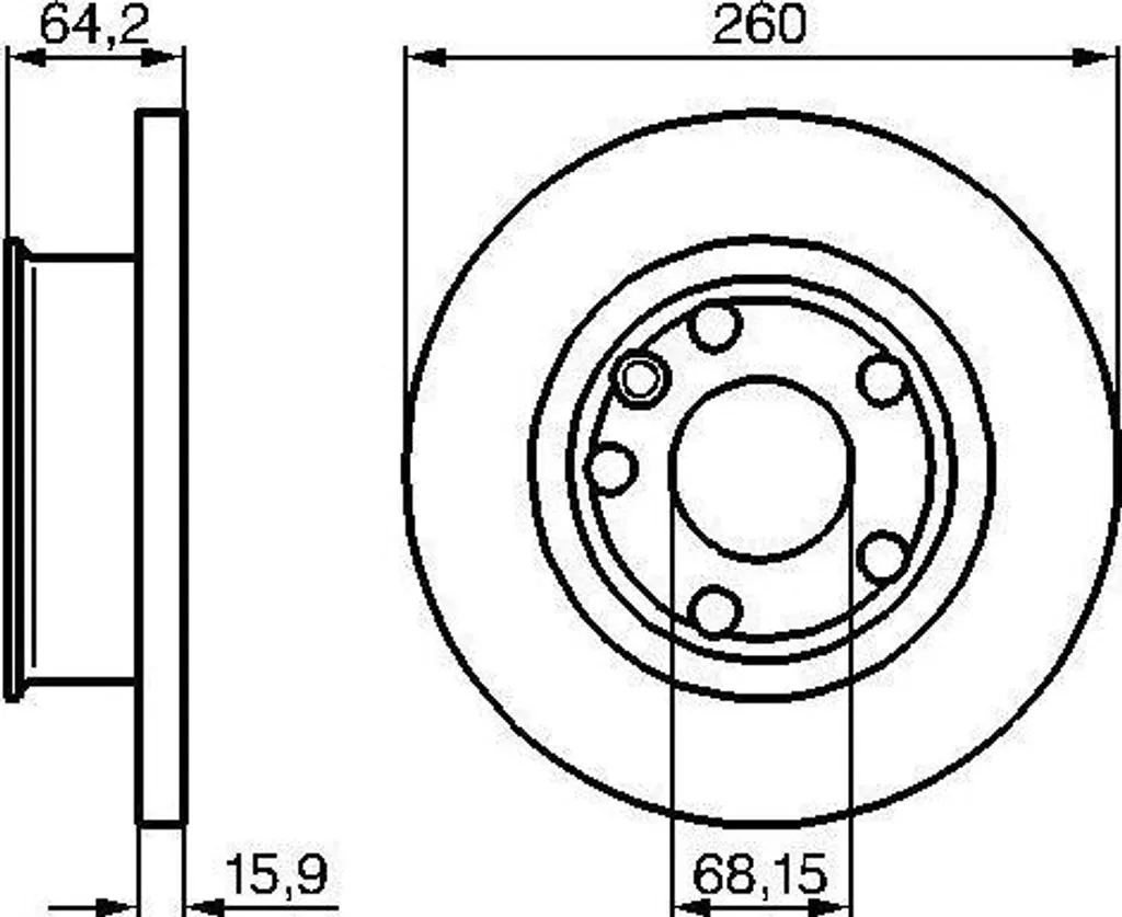 Disque de frein Bosch 0986478547 : stop aux vibrations au freinage sur T4