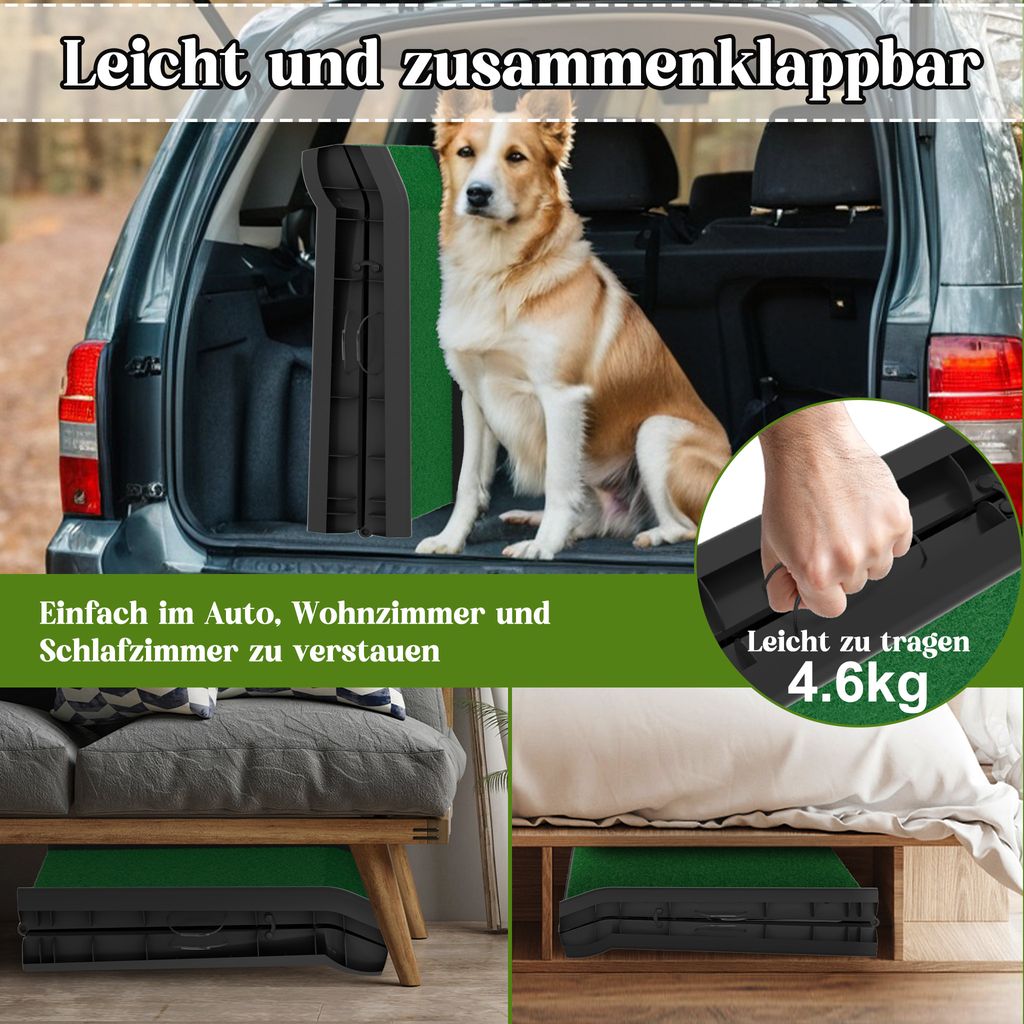 LZQ Große Hunderampe Auto, Klappbare Hunderampe mit Produktbild 7