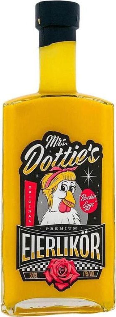 Mrs Dotties zarter Premium Eierlikör mit feiner Vanillenote 500 ml