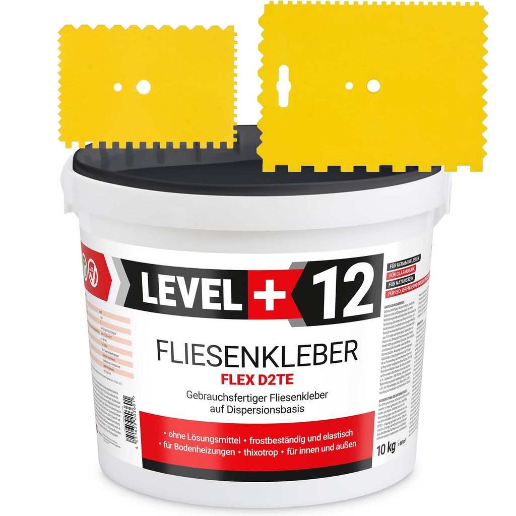 Dispersionkleber Fertig-Fliesenkleber 10KG Flexkleber Produktbild 