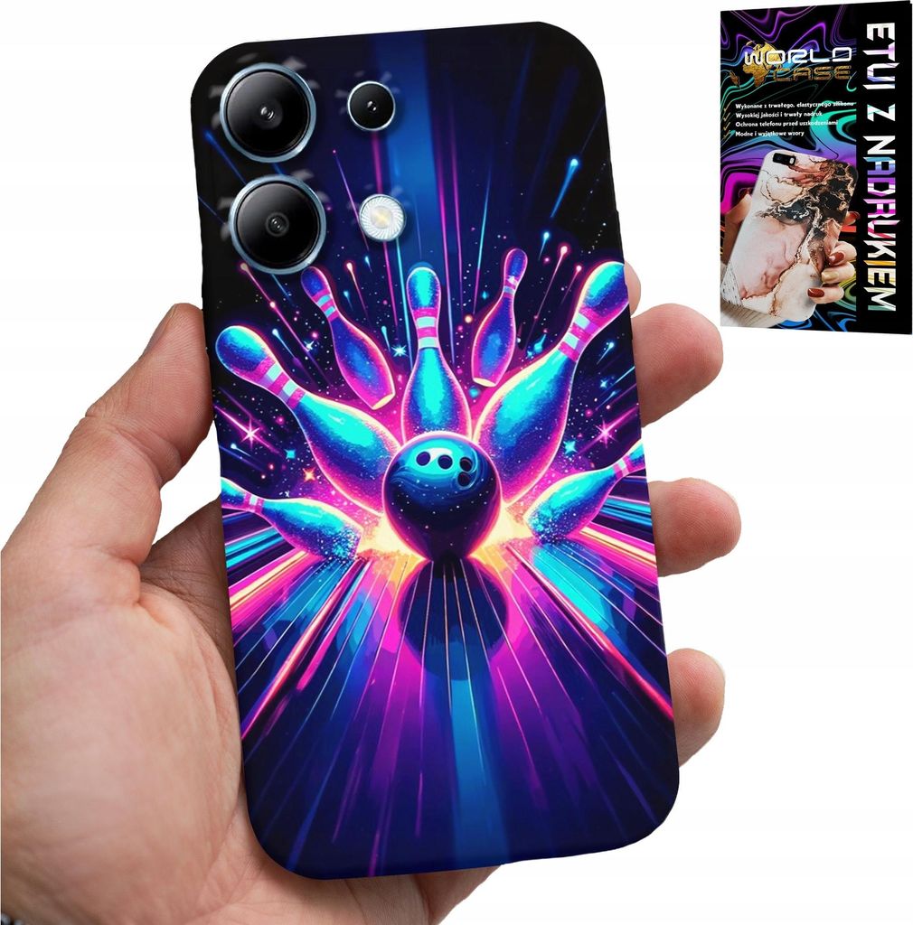 Hülle Für Xiaomi Note 13 Pro 4G - Bowling Strike Abdeckung, Rückseite