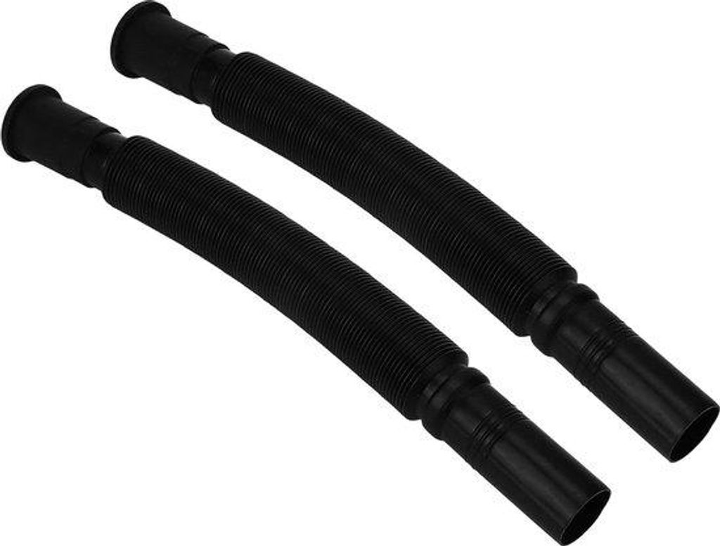 Flexible PVC-Wasserhahn-Ersatzschlauch für die Küche und Bad - Schwarz