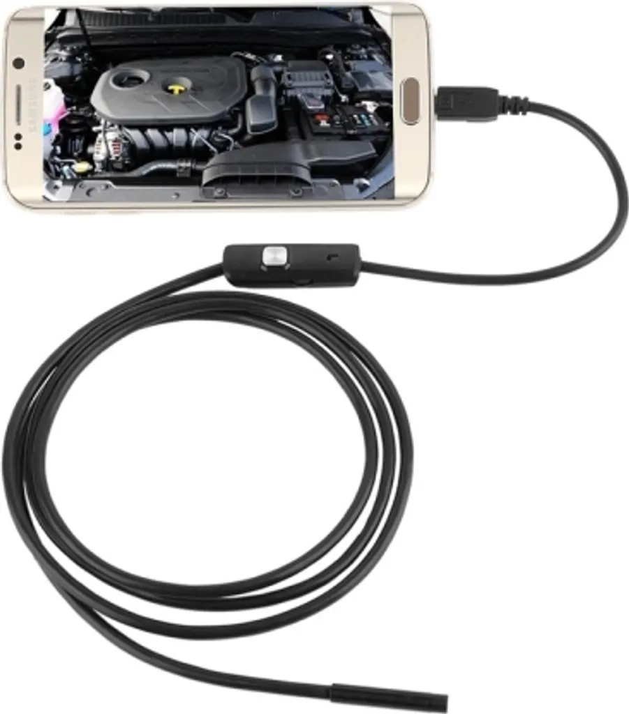 Caméra de plomberie et mécanique USB 5m avec câble rigide modulable - 12