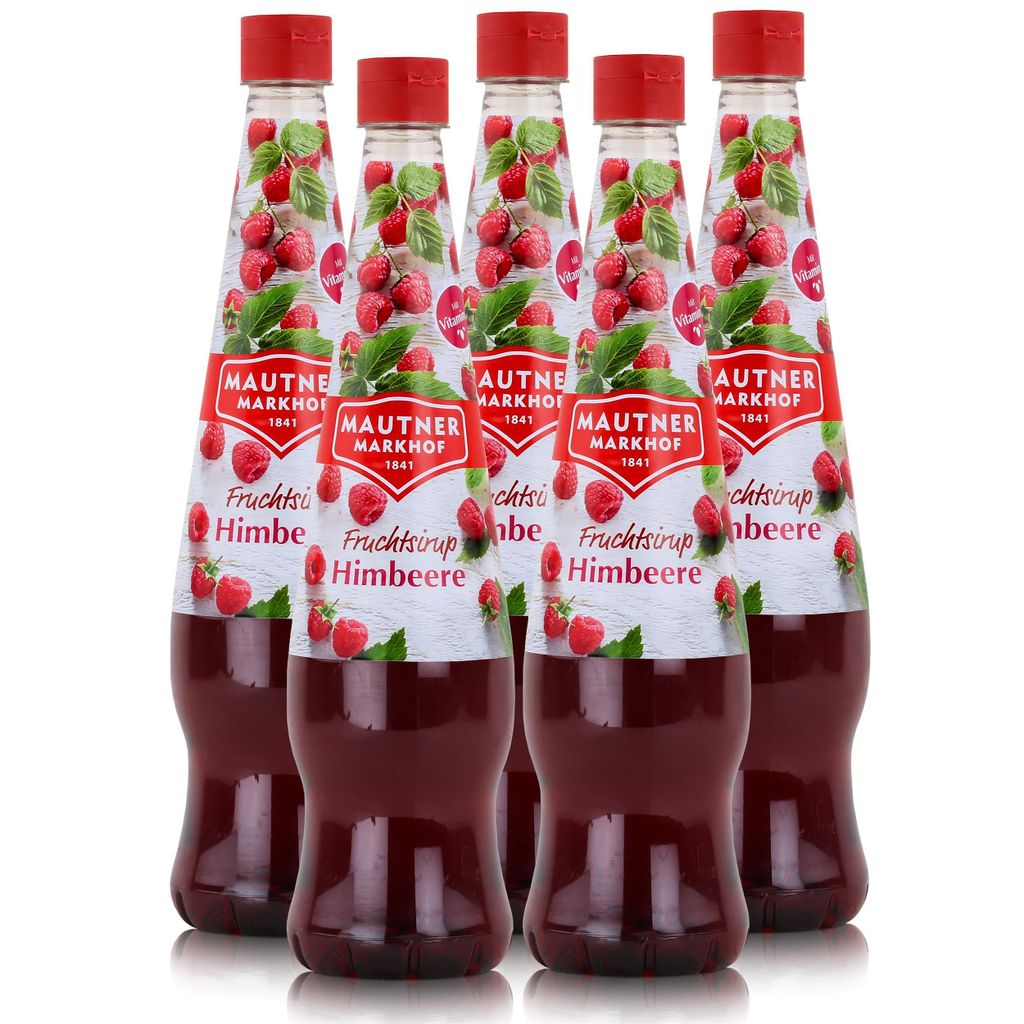 Mautner Getränkesirup Himbeere 0,7L - Softdrink, Cocktails Produktbild 