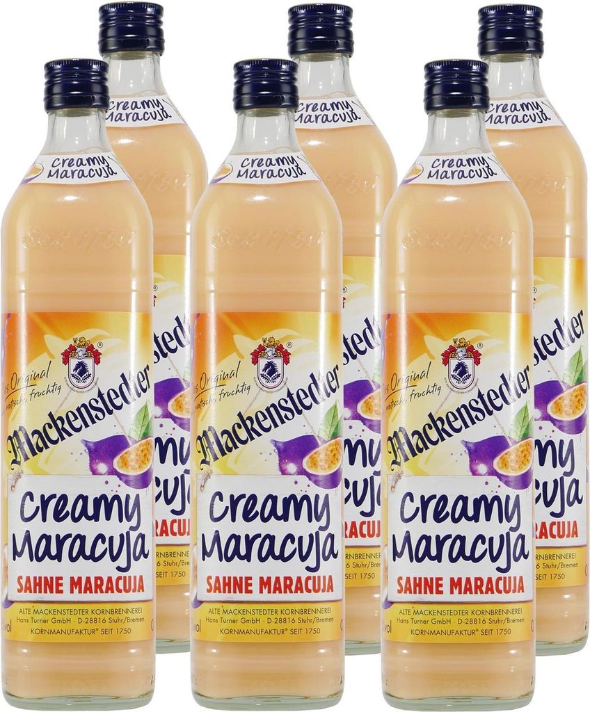 Mackenstedter Creamy-Maracuja Likör (6 x 0,7L)