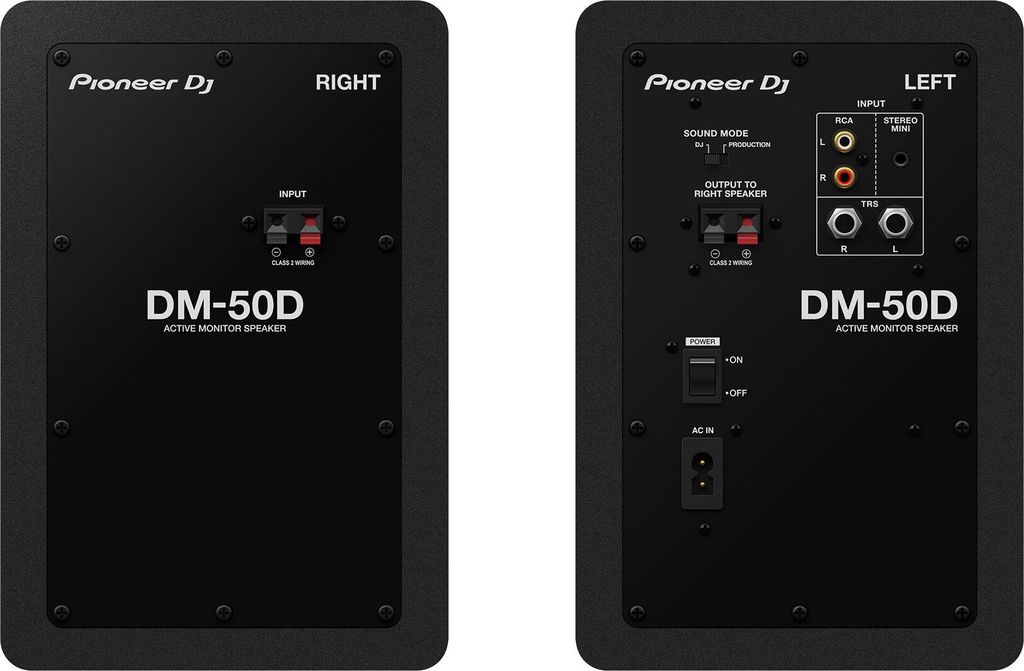 Pioneer DM-50D, 2-way, Kábel, 50 W, 10000 ohm, Čierna Obrázok produktu 