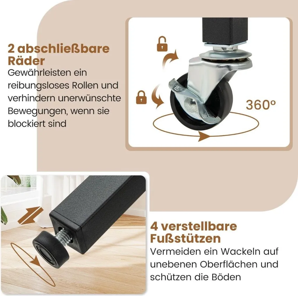 Tavolo Cucina Pieghevole Effetto Marmo 2-4 Posti - Mobile e Versatile - 5