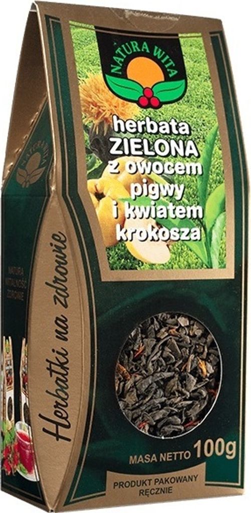 NATURA-WITA Grüner Tee mit Quittenfrüchten und Distelblüten 100g