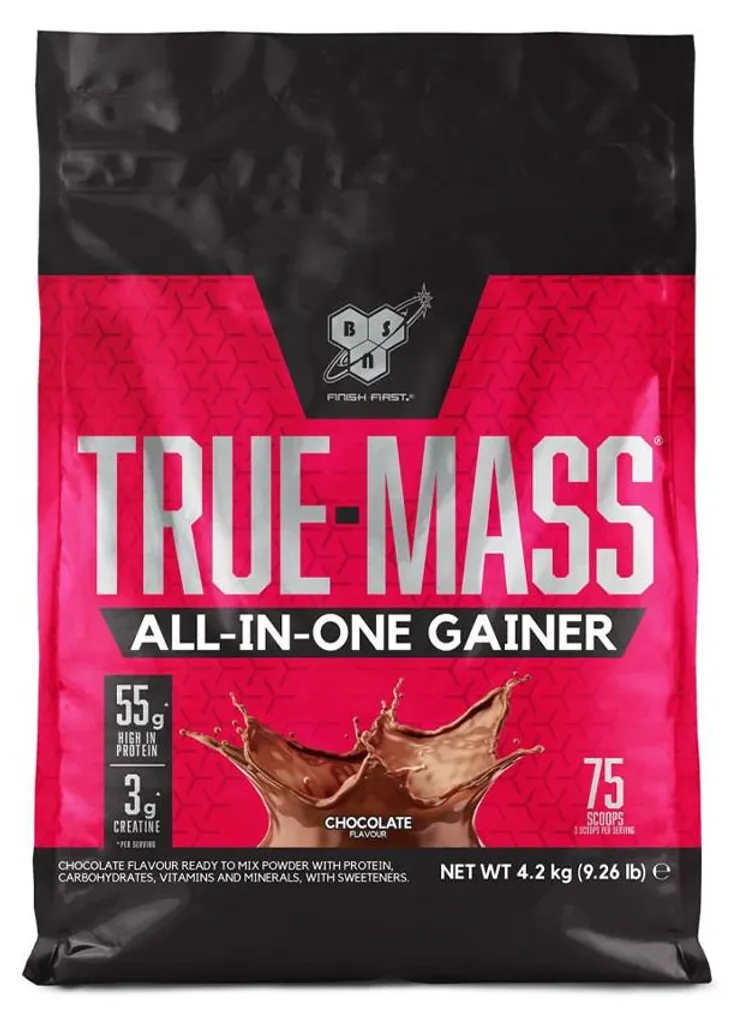 Stagnation de Poids ? BSN True-Mass All-In-One Gainer Chocolat 4,2kg Aide