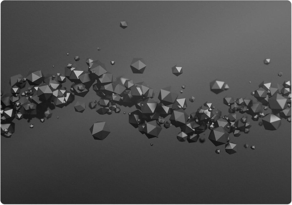 Geometrische 3D-Formen – Bodenschutzmatte – Rutschfest – Schutzmatte für Büro – Vinylmatte – Stuhlunterlage –100 x 70 cm