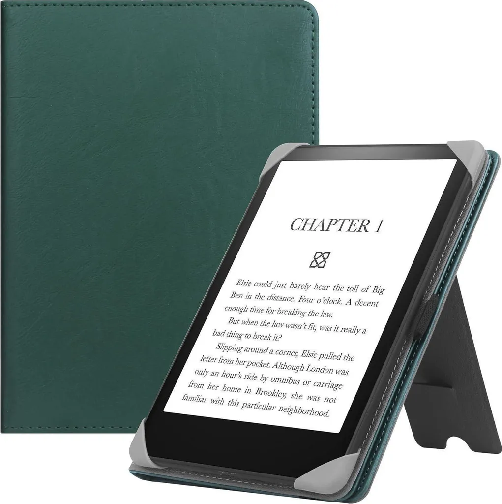 Custodia eReader 6 Pollici Universale | Colore Menta e Funzioni Extra