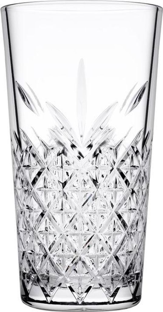 18x Longdrinkglas Pasabahce Timeless stackable, 470 ml Longdrinkgläser, stablebar