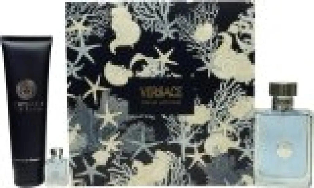 Set regalo Versace Pour Homme 100ml EDT + 150ml Gel bagno e doccia + 5ml EDT