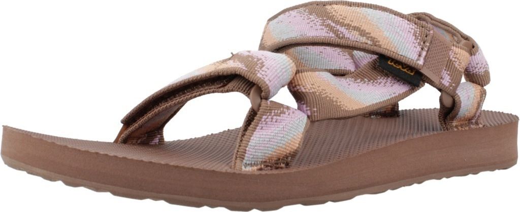 Teva Orig Universal Strap Prism Damen Vegane Sandalen in Braun Multi – 4 UK - 37 EU - 6 US / Brown Multi