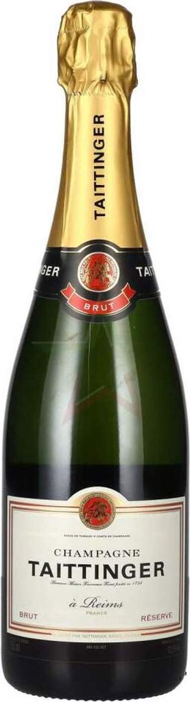 Taittinger Champagne Réserve Brut 12.50 % 0,75 lt.