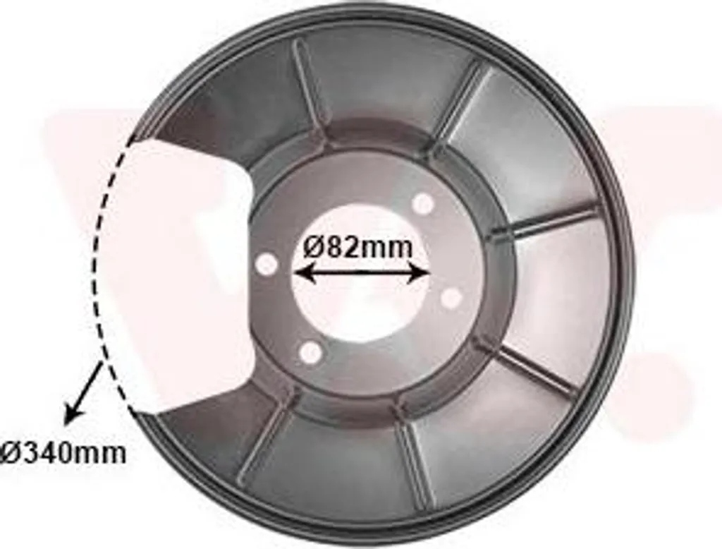 Protection disque de frein et tôle de pulvérisation pour entretien auto