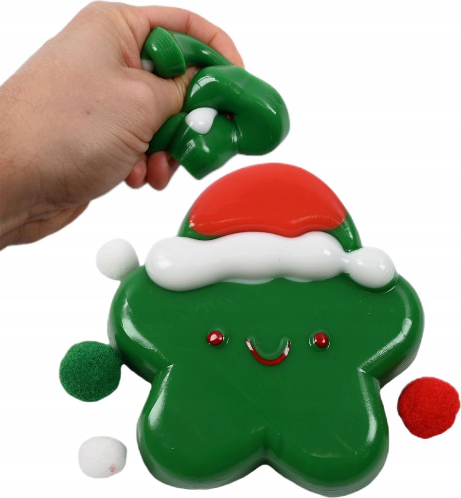 Anti-Stress Stern Spielzeug Weihnachten - Squishy Toy zum Kneten Entspannung Geschenk für Kinder