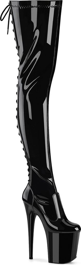 FLAMINGO-3850 Damen Boots von Pleaser, Schwarz Glanz , EU Produktbild 