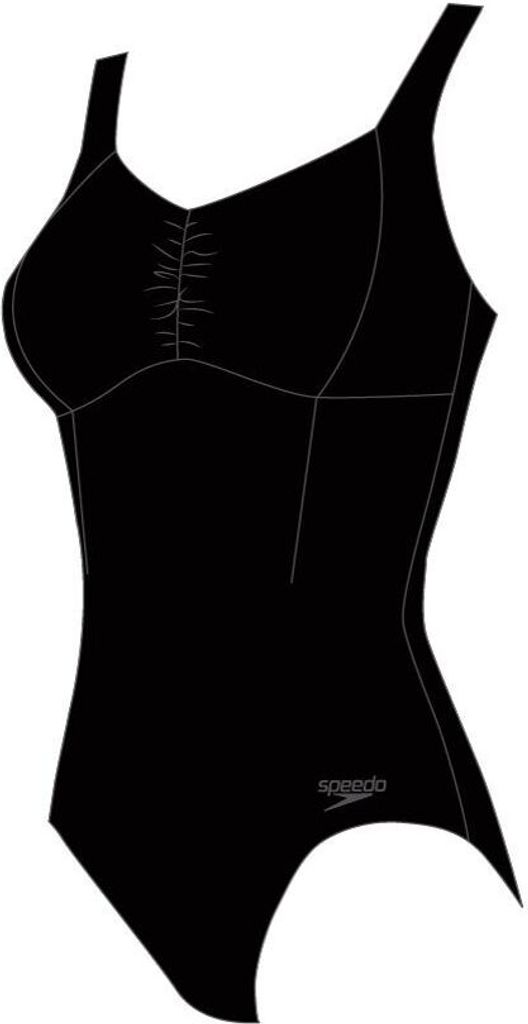 Speedo AquaNite Shaping-Badeanzug Damen schwarz Gr 46