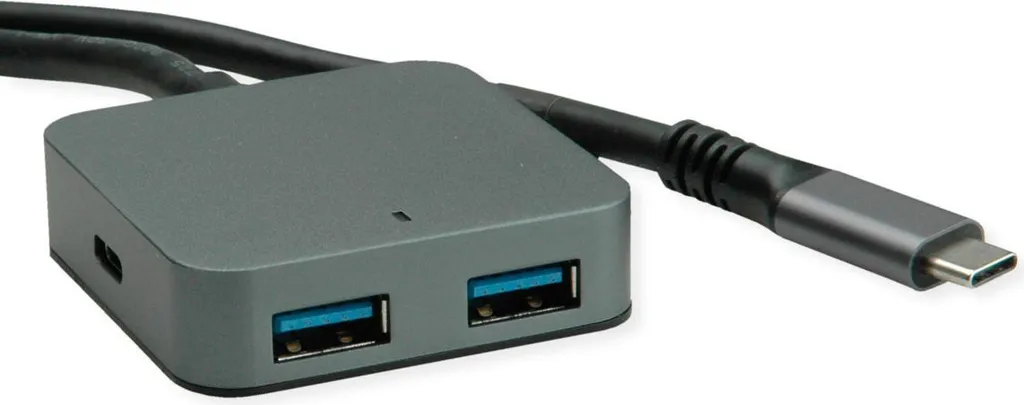 Hub USB 3.2 Gen 2 VALUE: 10Gbps, 4 Porte (2A+2C) con Cavo 3m