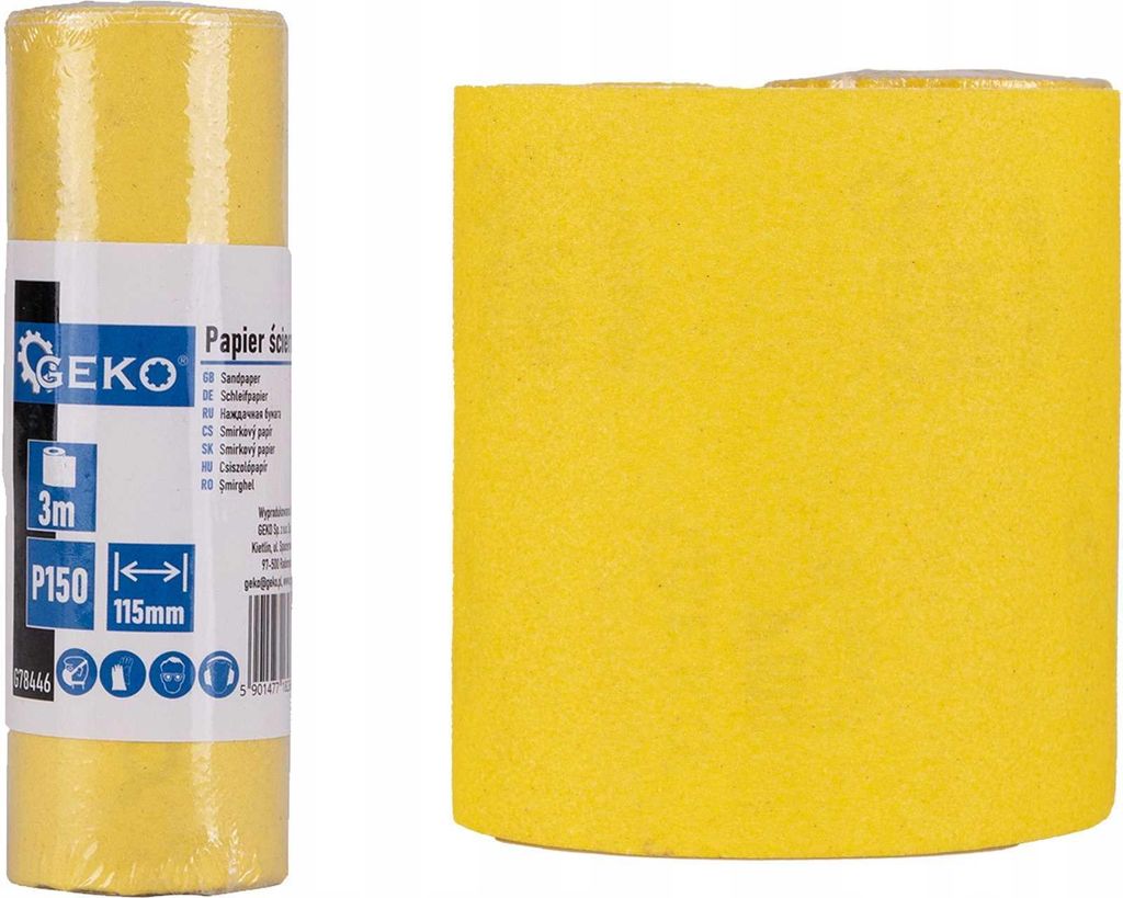 Schleifpapier - Rolle 115mm x 3m P150 (100)