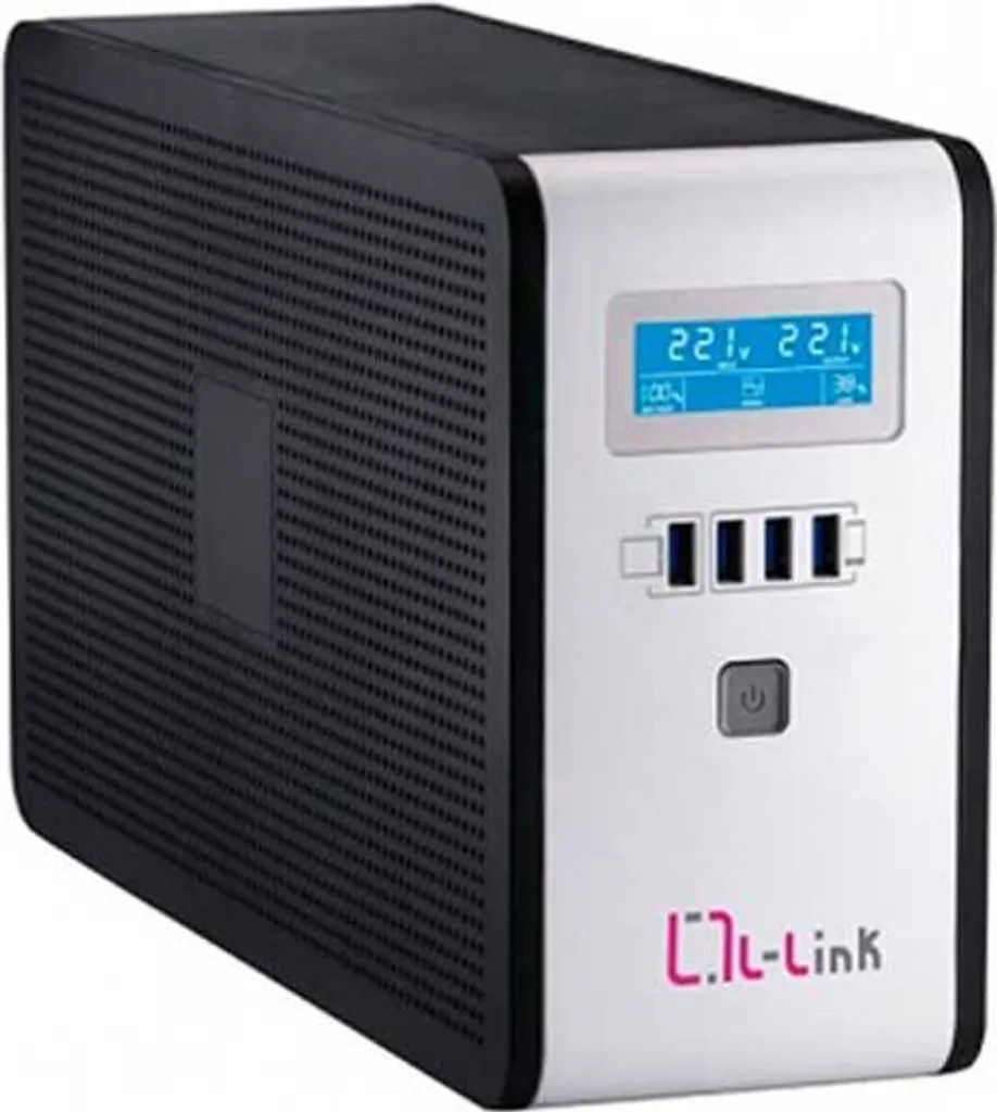 Onduleur USV 1600VA L-Link LL-7716 Noir pour Protection Électrique