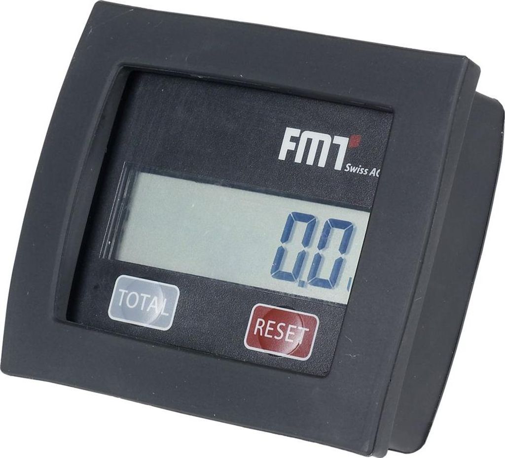Pressol Einbauzähler für Fette-NEF, mit Display-0-1000 cm³/min