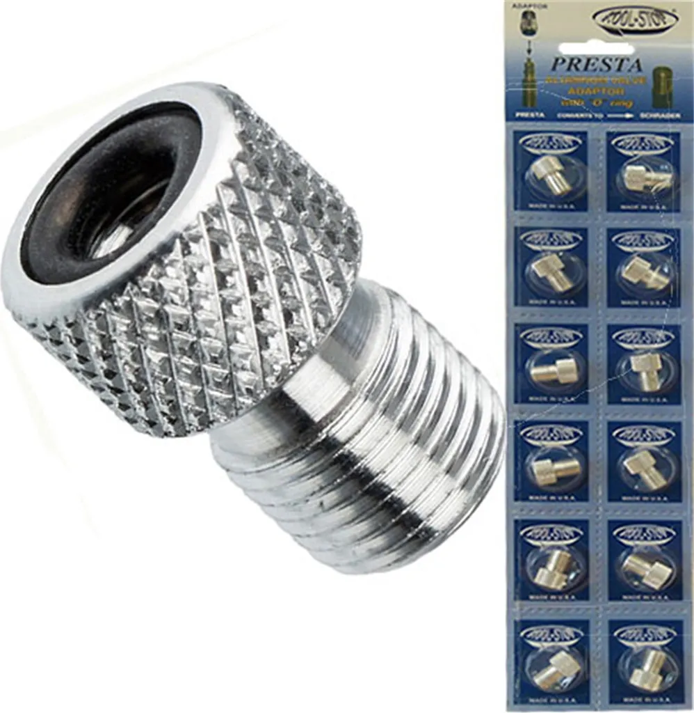 Lot De 5 Adaptateurs Et Noyaux De Valve Presta Pour Vélo – Cuivre Durable, Outil De Retrait Inclus – Réparation Facile