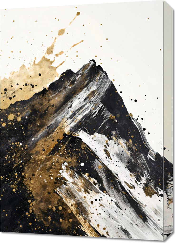 Bild 50x70cm Goldene Gipfel