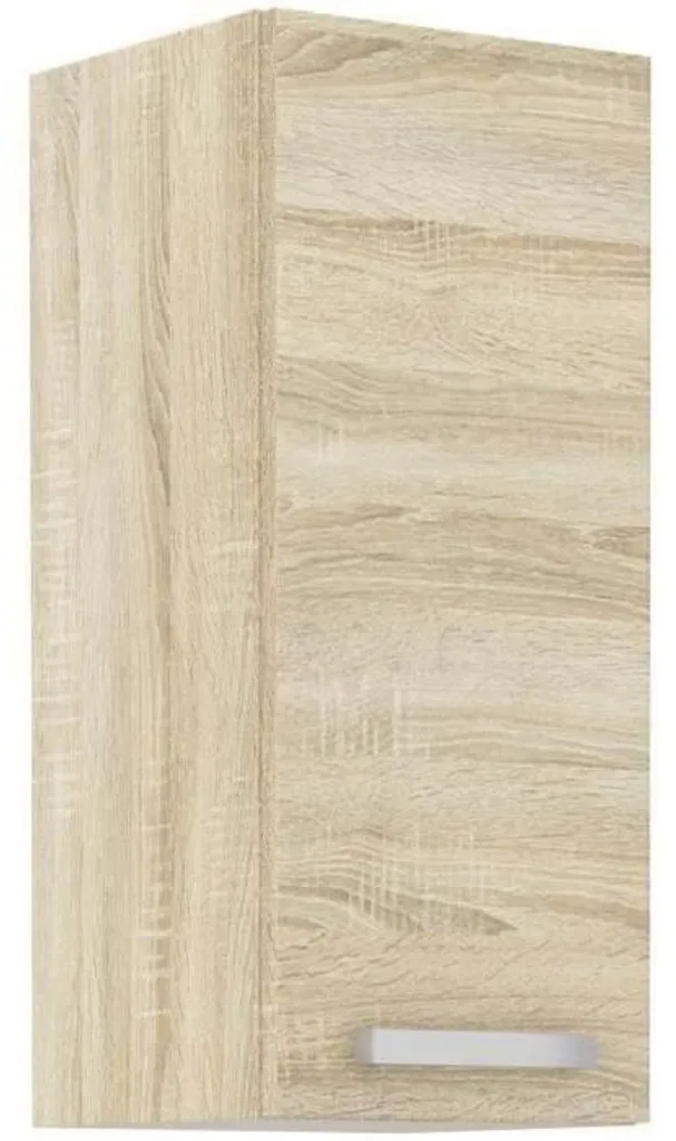 Petite armoire LASSEN chêne Sonoma pour ranger les espaces étroits