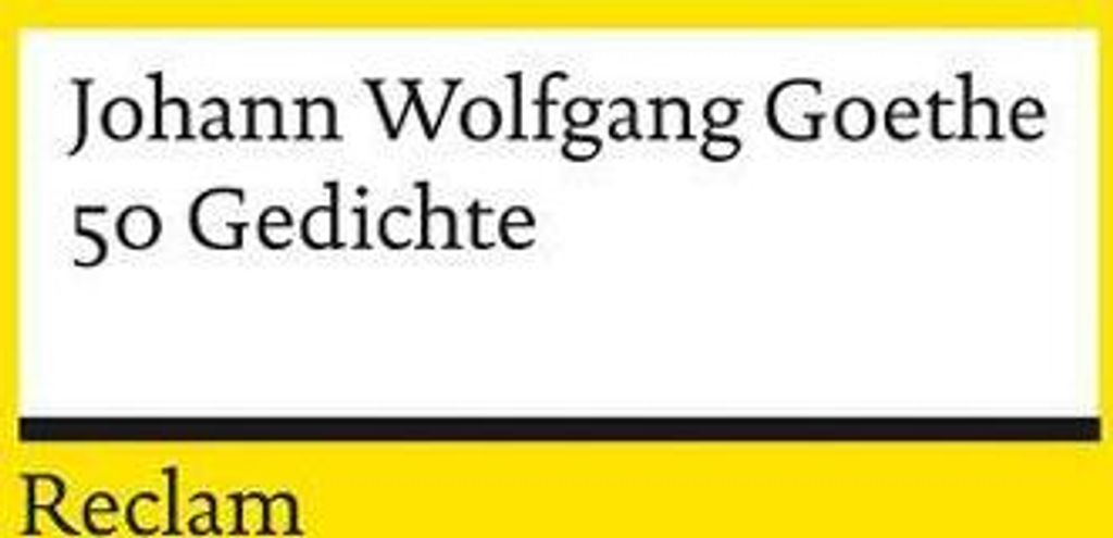 50 Gedichte (Reclams Universal-Bibliothek)