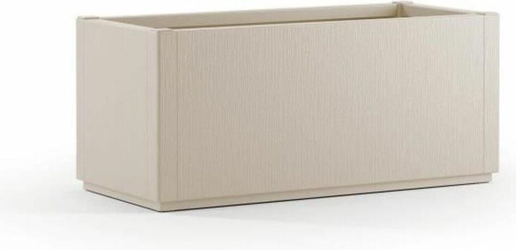 Blumentopf Starwax Weiß Rechteckig 80 cm Produktbild 