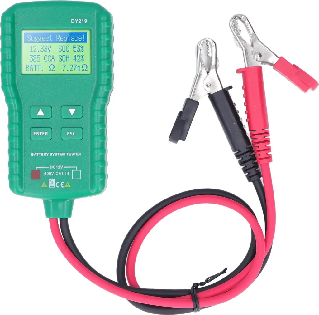 DY219 Tester Batteria Auto 12V Professionale - Analizzatore Digitale Carico