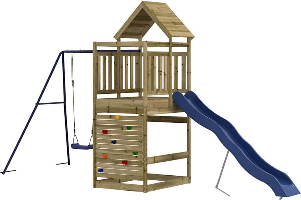 vidaXL Spielturm Imprägniertes Kiefernholz