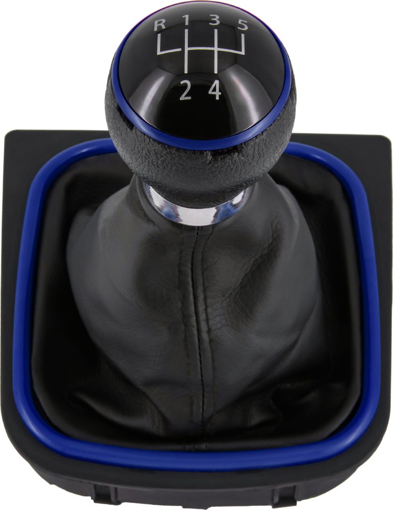 Schaltknauf + Schaltsack mit Rahmen passend für VW Golf 5 + 6 | BJ 2003-2016