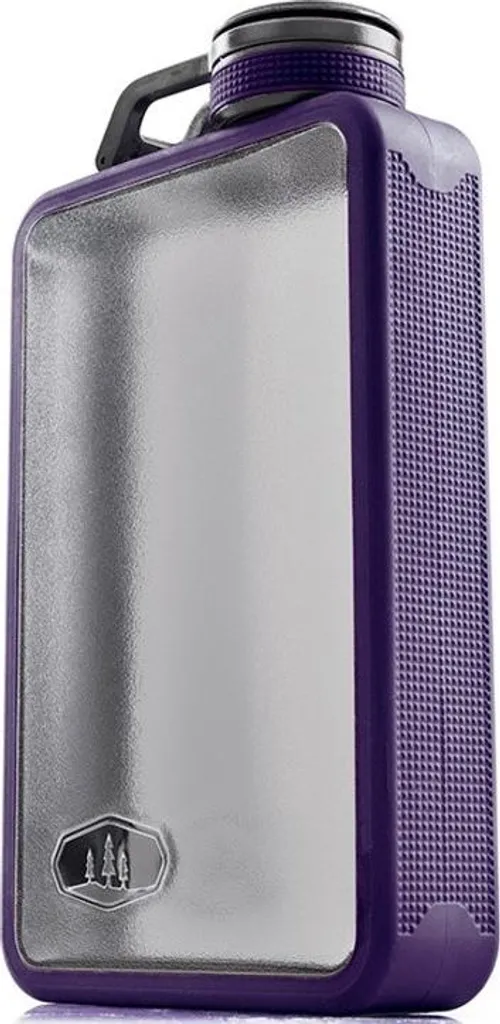 GSI Outdoors Boulder Flask 6 oz Purple - Flasque de Randonnée Robuste