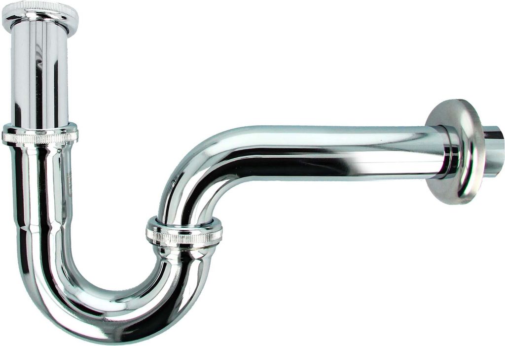 tecuro Röhrengeruchsverschluss Siphon 1 1/4 Zoll Ø 32 mm - Produktbild 