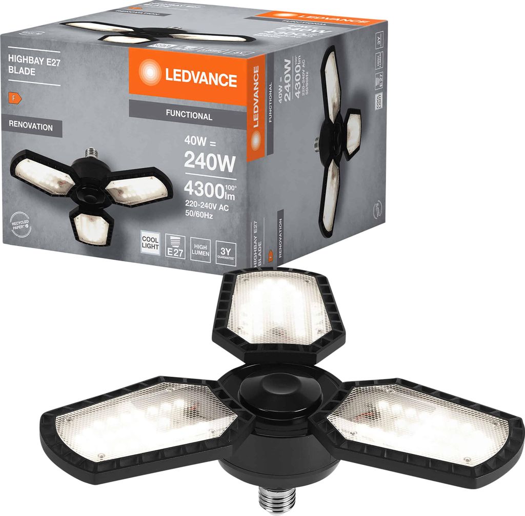 LEDVANCE Highbay Blade Deckenlampe in Schwarz, mit Produktbild 