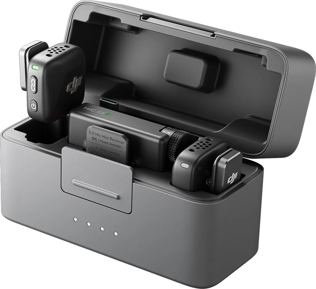 Acquista DJI Mic Mini (2 TX + 1 RX) | Microfono Wireless con Case