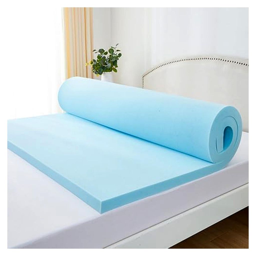 5 cm dicke Matratzenauflage aus Memory-Schaum, tragbar und faltbar, japanisches Futon, 90 x 200 cm, geeignet für Frühling, Schlafzimmer, Komfort ...