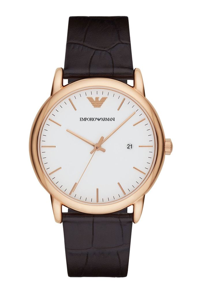 Emporio Armani 3 ZEIGER AR2502 Herrenarmbanduhr Design Highlight