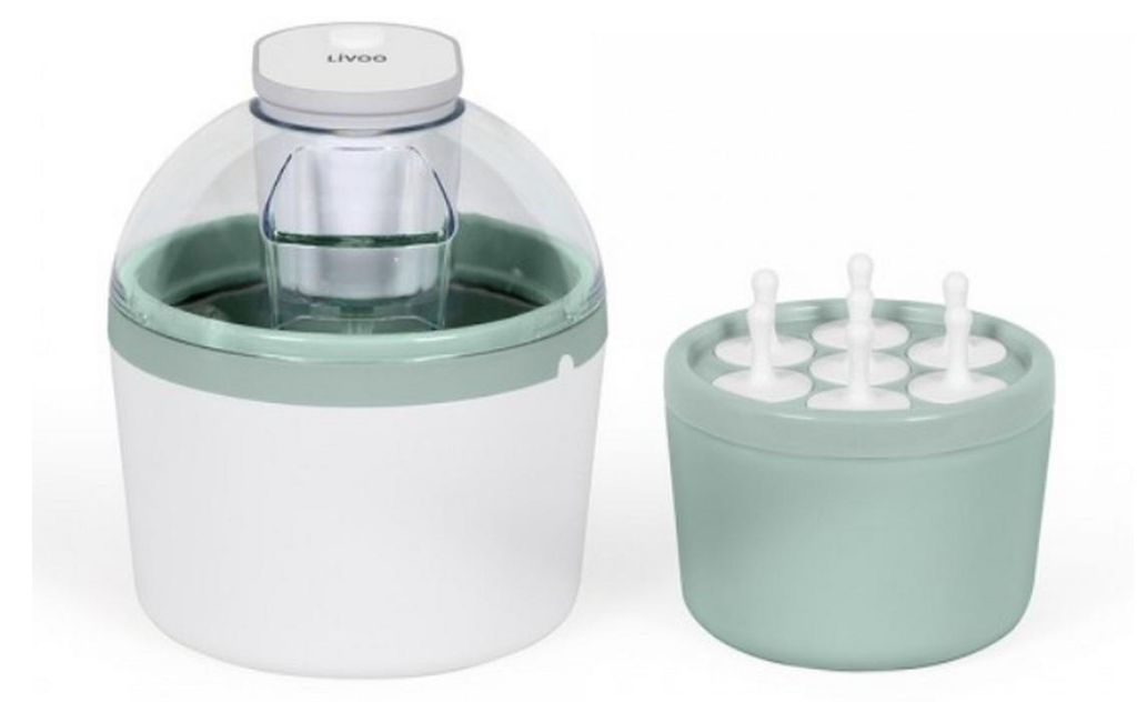LIVOO Eismaschine Eis selber machen 1 L Milcheis Wassereis Eis am Stiel DOM461