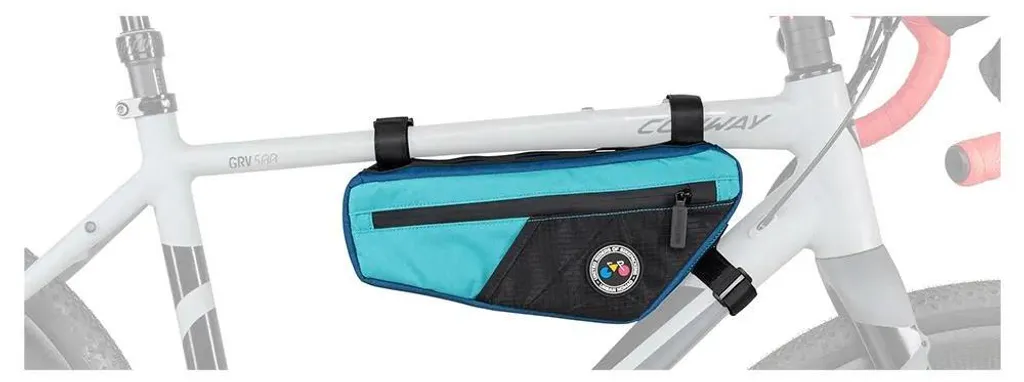 Sacoche de Cadre Vélo Argentée Contec Urban Nmd 2.0 Capacité de 2 Litres