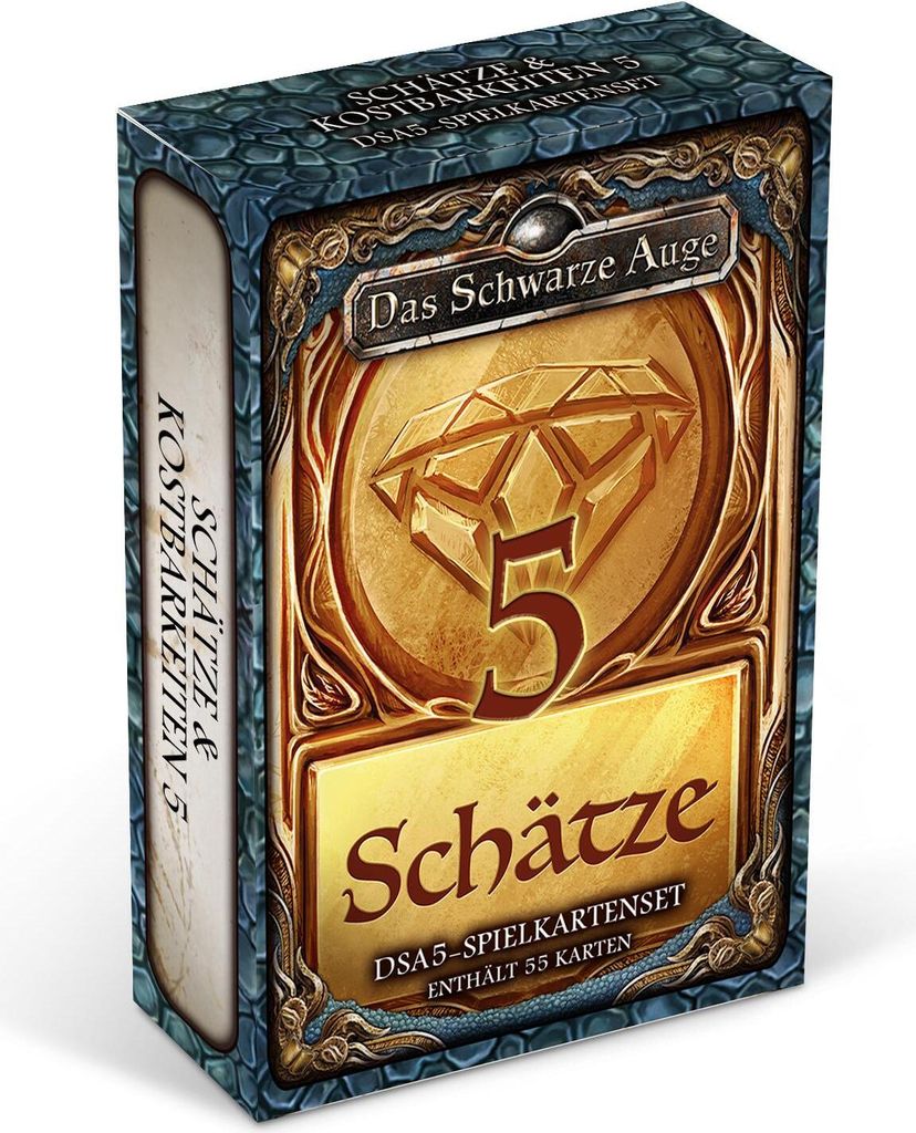 Das Schwarze Auge, DSA5 Spielkartenset Schätze & Kostbarkeiten 5